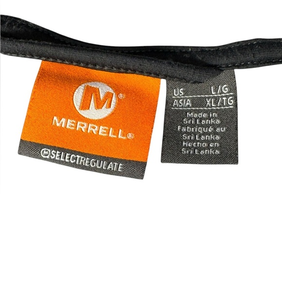 Merrell Jacket Womens Gorpcore Gray Sweatshirt Hoodie Fullzip fleece XL - Picture 8 of 13